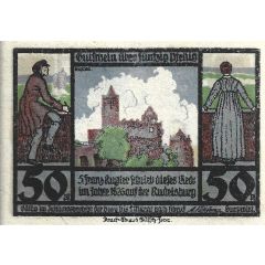 50 Pfennig Rudelsburg
