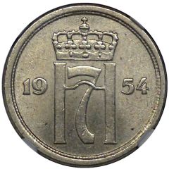 25 Øre - Haakon VII