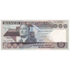5000 Escudos 1st. print