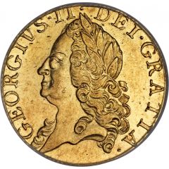 1 Guinea - George II Older portrait