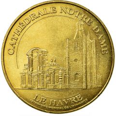 Jeton Touristique - Monnaie de Paris - Le Havre - Cathédrale Notre-Dame