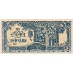 10 Dollars `Banana Money` Japanese Government