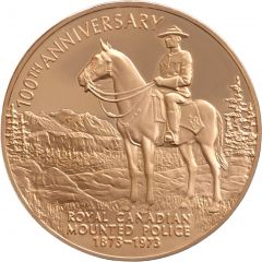 Medal - 100th Anniversary of the Royal Canadian Mounted Police Fort MacLeod