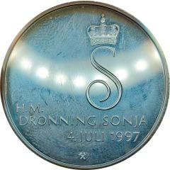 Medal - Queen Sonja 60th birthday