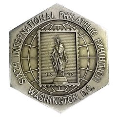 Medal - Sixth International Philatelic Exhibition Washington D.C.