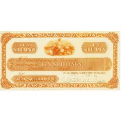 10 Shillings Bank of New South Wales