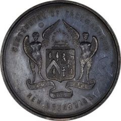 Medal - Centennial of Freemasonry New Brunswick
