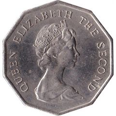 5 Dollars - Elizabeth II 2nd portrait