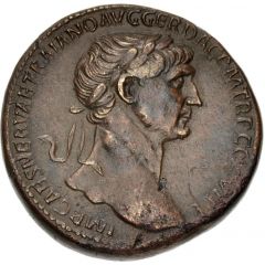 Sestertius - Trajan S P Q R OPTIMO PRINCIPI S C
