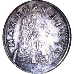 3 Kreuzers - Maximilian II Emanuel