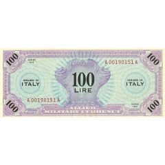 100 Lire Allied Military Currency