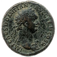 As - Domitian SALVTI AVGVST S C