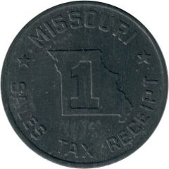 1 Mill - Sales Tax Receipt Missouri