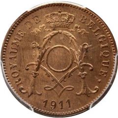 10 Centimes - Albert I French text - Pattern Strike
