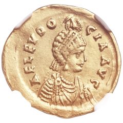 Solidus - Aelia Eudocia IMP XXXXII COS, Constantinopolis