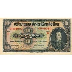 10 Pesos Oro