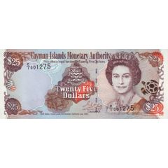 25 Dollars - Elizabeth II C Series, One Signature
