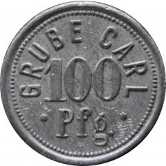 100 Pfennig - Köln Grube Carl
