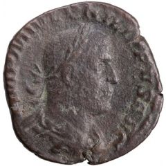 Sestertius - Philippus I SAECVLARES AVGG S C, She-Wolf, Romulus, and Remus