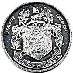 Mardi Gras Token - Krewe of Bonaparte Lafayette, Louisiana
