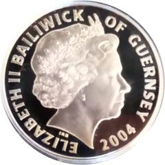 5 Pounds - Elizabeth II 60th anniversary of D-Day - Silver