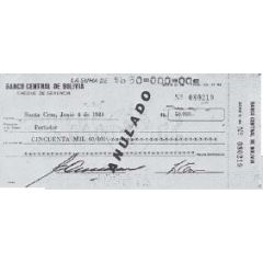 50 000 Pesos Bolivianos
