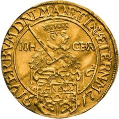 1 Ducat - John George I Centenary of the Reformation