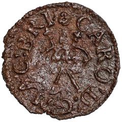 1 Farthing - Charles I Richmond issue, Transitional Type