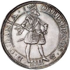 2 Krone - Christian IV with star in legend