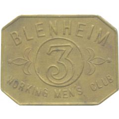 Token - Blenheim Working Men`s Club 3D Club Check
