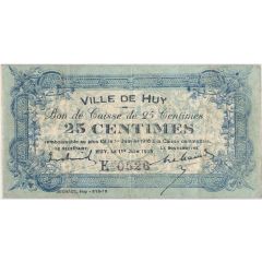 25 Centimes Ville de Huy