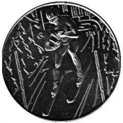Token - Lake Placid Olympics Ski runner