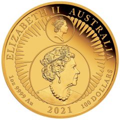 100 Dollars - Elizabeth II 6th Portrait - Australian Nugget - Gold Coin