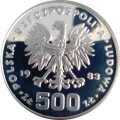 500 Zlotys XXIII Olympic Games, Trial Strike