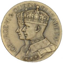 Medalet - George VI Coronation, Turner & Simpson, bronze, 32mm