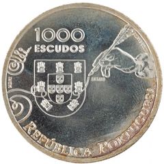 1000 Escudos Diogo de Couto, Pattern