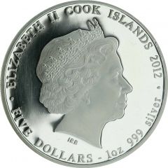 5 Dollars - Elizabeth II Year of the Dragon
