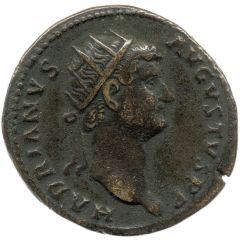 Dupondius - Hadrian HILARITAS P R COS III S C, Hilaritas
