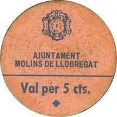 5 Céntimos Molins de Llobregat