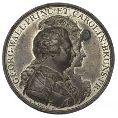 Medal - George III Royal Wedding, white medal