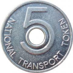 5 Pence - National Transport Token