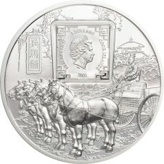 5 Dollars - Elizabeth II Terracotta Warriors