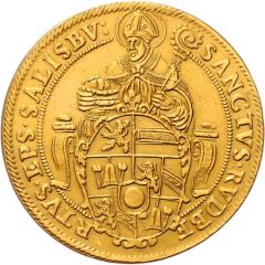 5 Ducats - Wolf Dietrich von Raitenau