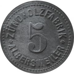 5 Pfennig - Albersweiler Zündholzfabrik
