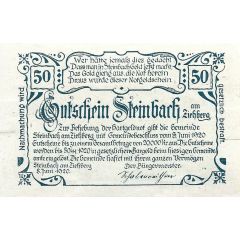 50 Heller Steinbach am Ziehberg