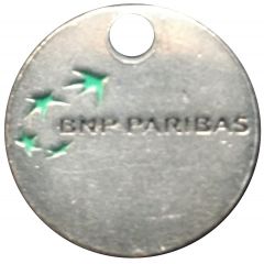 Shopping Cart Token - BNP Paribas 1 Euro
