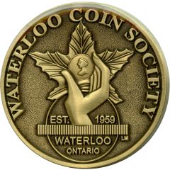 Medal - Waterloo Coin Society Antique Brass