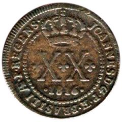 20 Réis - João Prince Regent