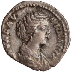 Denarius - Faustina the Younger CONSECRATIO