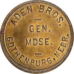 1 Dollar - Aden Bros. Gen. Mdse.